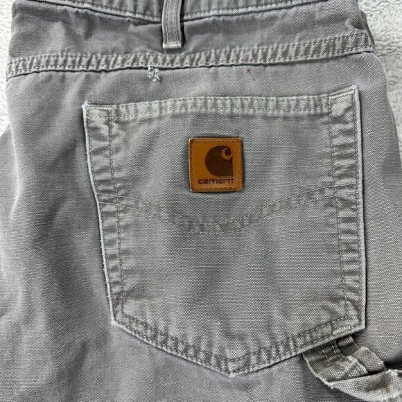 Carhartt Grey Loose Fit Denim Pants Men’s Size 40 x 34 - Picture 9 of 12